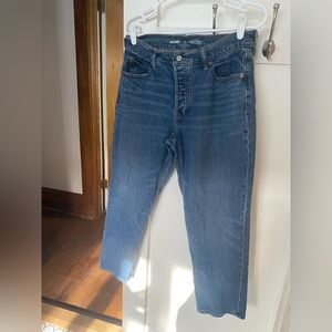 EUC Old Navy Slouchy Straight Jeans
